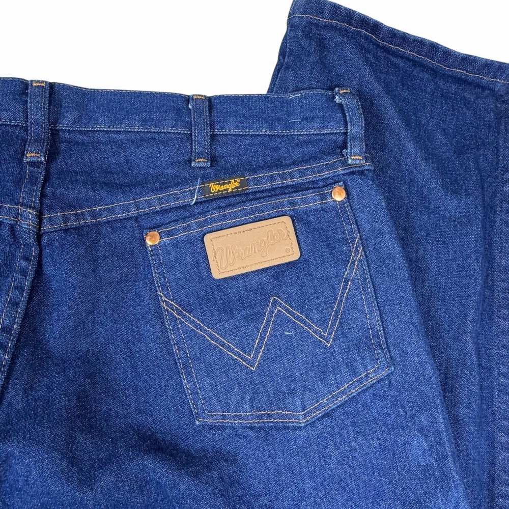 Wrangler 13 MWZ Denim Jeans Pants Cowboy Cut Blue Mens 36x34 Pro Rodeo Classic